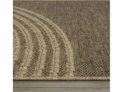 the carpet Alfombra Kansas Exterior Interior Aspecto Yute diseño Resistente intemperie - Naturaleza - 160 x 230 cm