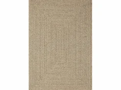 Sale the carpet Alfombra Kansas Exterior Interior Aspecto Yute Resistente intemperie liso - Naturaleza - 200 x 290 cm Color natural claro