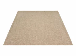 the carpet Alfombra Kansas Exterior Interior Aspecto Yute básico Resistente intemperie - Naturaleza - 80 x 150 cm