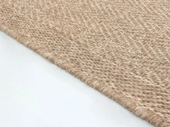Hot Alfombra Kansas Exterior Interior Aspecto Yute básico Resistente intemperie - Naturaleza - 80 x 250 cm Alfombra De Exterior