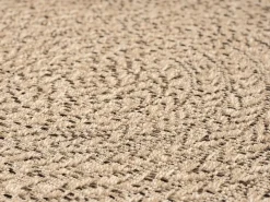 Alfombra Kansas Exterior Interior Aspecto Yute Resistente intemperie - Naturaleza - 140 x 200 cm Alfombra De Exterior|Decoración De Jardín