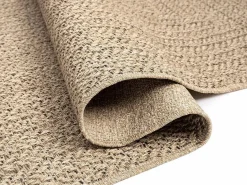 the carpet Alfombra Kansas Exterior Interior Aspecto Yute Resistente intemperie liso - Naturaleza - 80 x 150 cm