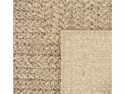 the carpet Alfombra Kansas Exterior Interior Aspecto Yute Resistente intemperie liso - Naturaleza - 80 x 150 cm