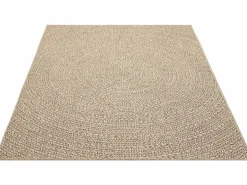 Alfombra Kansas Exterior Interior Aspecto Yute Resistente intemperie - Naturaleza - 200 x 290 cm Alfombra De Exterior|Decoración De Jardín