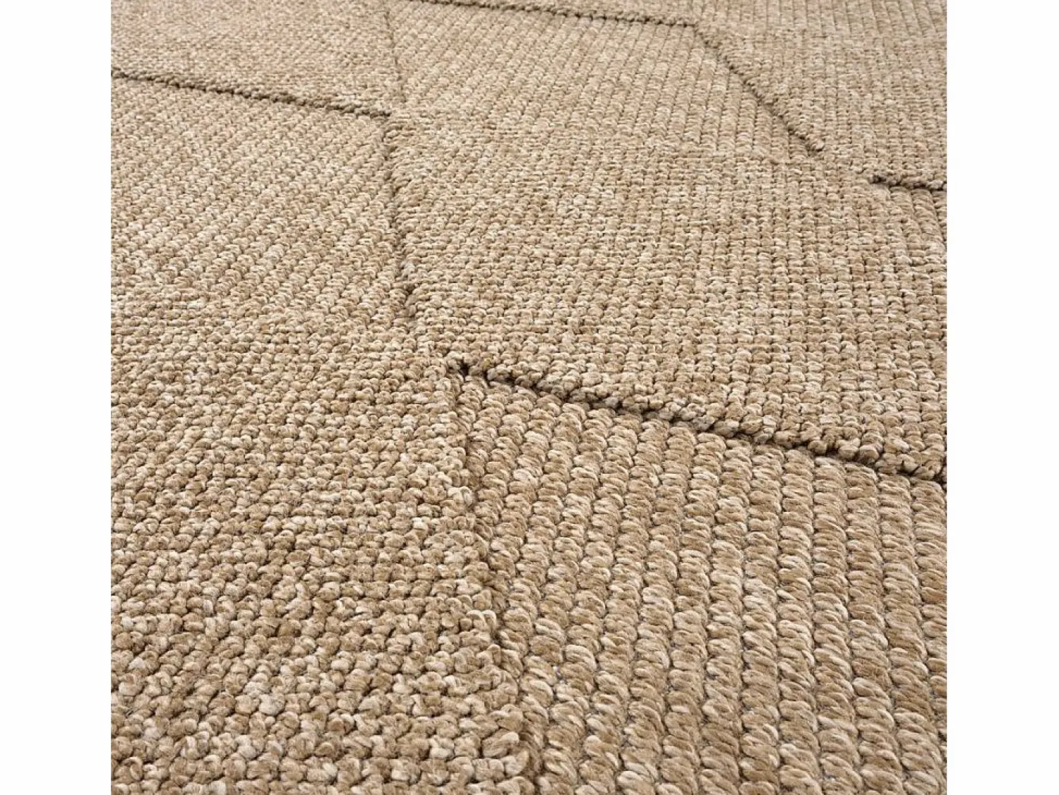 the carpet Alfombra Kos exterior moderna rombos, Naturaleza, 160 x 220 cm
