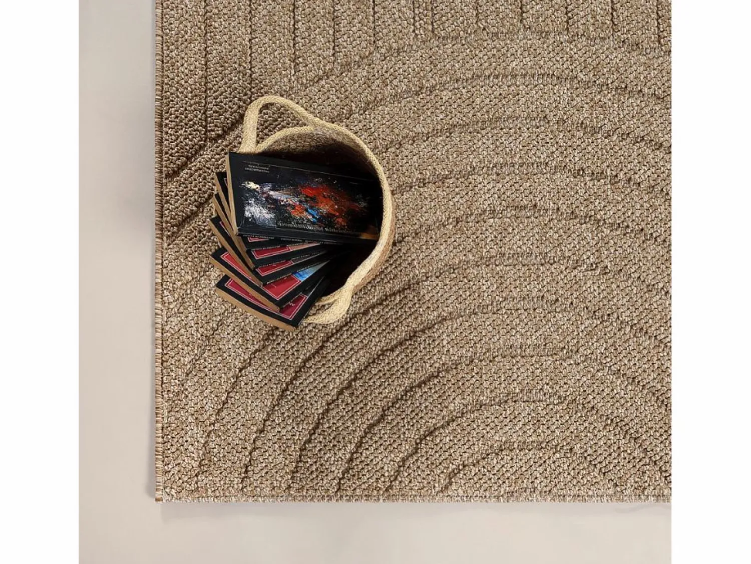 Hot the carpet Alfombra Kos exterior moderna arcos, Naturaleza, 240 x 340 cm Beige