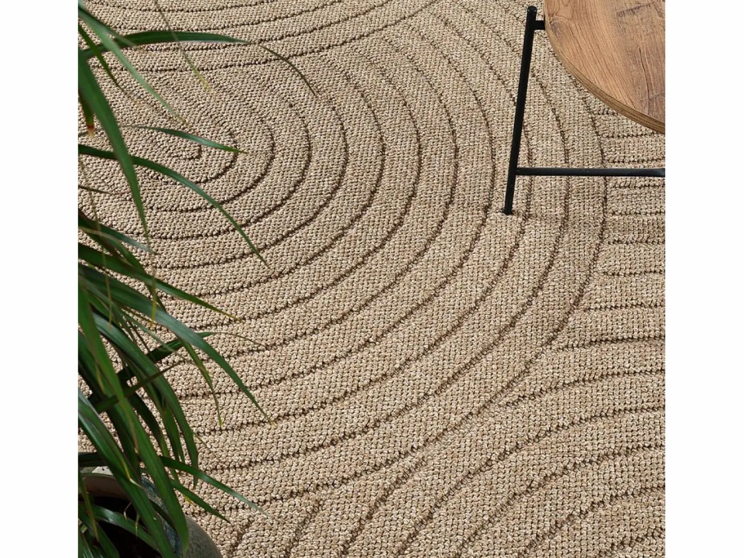 Hot the carpet Alfombra Kos exterior moderna arcos, Naturaleza, 240 x 340 cm Beige