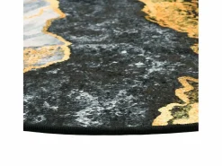 Clicnbuy Alfombra lavable antideslizante Ø 120 cm