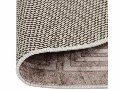 Online Clicnbuy Alfombra lavable antideslizante f120 cm Beige