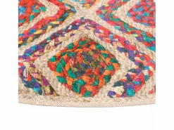 Clicnbuy Alfombra lavable antideslizante Ø 120 cm