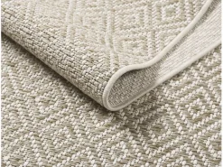 the carpet Alfombra Maldive Exterior Boho Diamante, Marrón, 160 x 230 cm