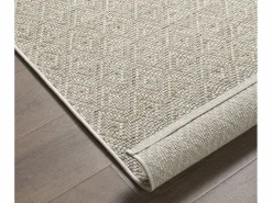 the carpet Alfombra Maldive Exterior Boho Diamante, Marrón, 80 x 150 cm