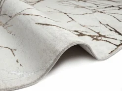 Sale Alfombra Mila Brillante Naturaleza, Creme, 200 cm, redondo Alfombra Redonda