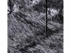 Alfombra NAVARRA Shaggy Oscuro 100x100 cm