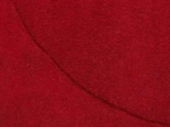 New OZAIA Alfombra orgánica 100% lana tejida a mano 160 x 220 cm, cereza - 2200g/m², ORUNI Rojo
