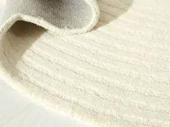 Sale OZAIA Alfombra orgánica 100% lana tejida a mano, 160 x 230 cm, , 2100g/m², VELIMA Marfil