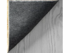 the carpet Alfombra pelo corto lavable antideslizante - Oro - 120 cm Redondo - RELAX Dorado