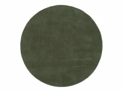 the carpet Alfombra pelo corto lavable antideslizante - Bosque - 120 cm Redondo - RELAX