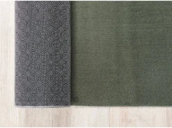 the carpet Alfombra pelo corto lavable antideslizante - Bosque - 120 cm Redondo - RELAX