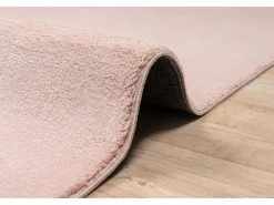 the carpet Alfombra pelo corto lavable antideslizante - Rosa - 240 x 340 cm - RELAX