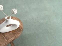 Discount the carpet Alfombra pelo corto lavable antideslizante - Verde - 200 cm Redondo - RELAX Verde claro