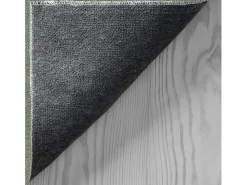 Discount the carpet Alfombra pelo corto lavable antideslizante - Verde - 200 cm Redondo - RELAX Verde claro