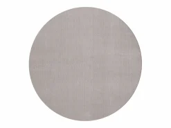 Outlet the carpet Alfombra pelo corto lavable antideslizante - arena - 160 cm Redondo - RELAX Color natural oscuro
