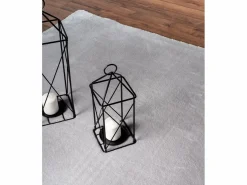 Clearance Alfombra pelo corto lavable antideslizante - - 120 cm Redondo - RELAX Alfombra Redonda