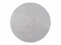 Online the carpet Alfombra pelo corto lavable antideslizante - - 160 cm Redondo - RELAX Gris