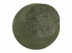 Alfombra pelo corto suave lavable HUARTE bosque Ø 100 cm ES91361 Verde