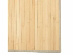 Hot Alfombra rectangular de bambú natural claro 80x100 cm Beige