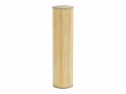Alfombra rectangular de bambú natural claro 60x200 cm