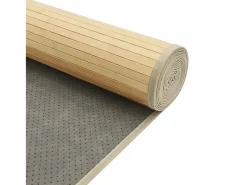 Clearance Alfombra rectangular de bambú natural claro 70x100 cm Color natural oscuro