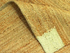 Outlet OZAIA Alfombra rectangular de yute trenzado 100% - 160 x 230 cm - Natural - DAYA Color natural claro