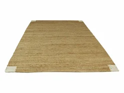 Outlet OZAIA Alfombra rectangular de yute trenzado 100% - 160 x 230 cm - Natural - DAYA Color natural claro