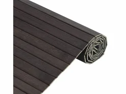 Hot Alfombra rectangular marrón oscuro 70x200 cm bambú Alfombra De Cocina|Alfombra De Cocina