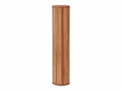 New Alfombra rectangular natural de bambú 70x300 cm Marru00f3n
