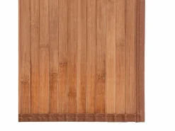 New Alfombra rectangular natural de bambú 70x300 cm Marru00f3n