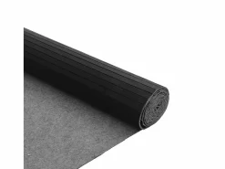 Outlet Alfombra rectangular negra de bambú 80x100 cm Alfombra De Cocina|Alfombra De Cocina