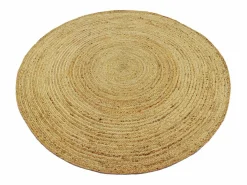 Outlet Alfombra redonda - 100% yute trenzado - D. 200 cm - Natural - JAIPUR Alfombra Redonda|Alfombra De Salón