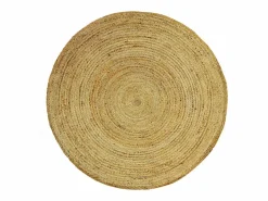 Discount OZAIA Alfombra redonda JAIPUR 100% yute D. 150 cm Natural Color natural claro