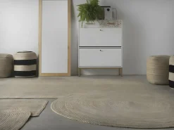 Hot MIMÍ Alfombra redonda yute natural FORMENTOR Ø150cm Beige