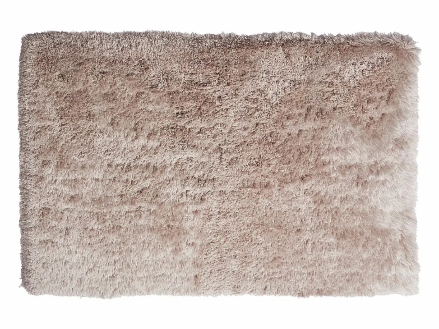 Vente-unique Alfombra shaggy de pelo largo - 200 x 290 cm - Topo - ARDELA