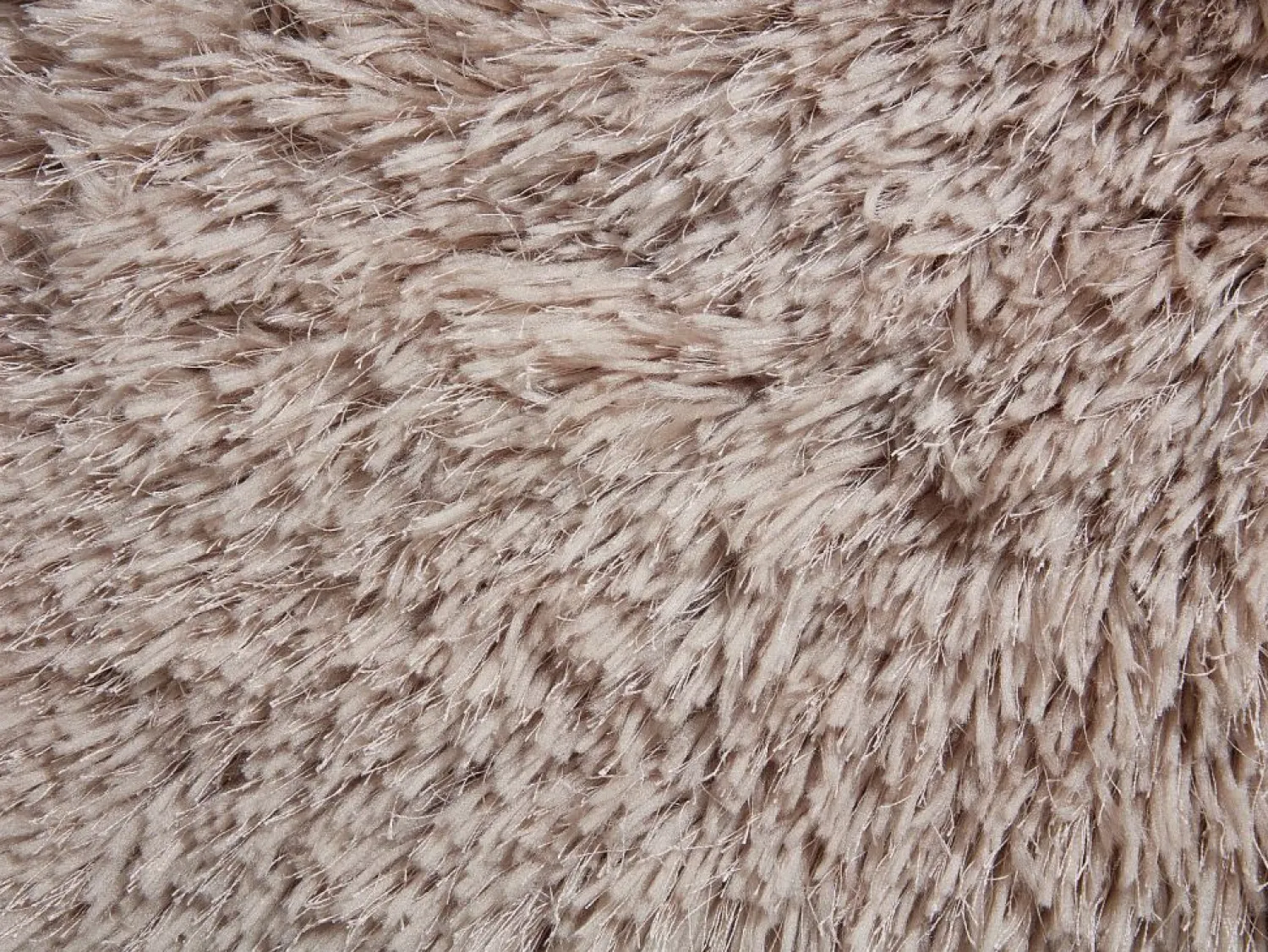 Vente-unique Alfombra shaggy de pelo largo - 200 x 290 cm - Topo - ARDELA