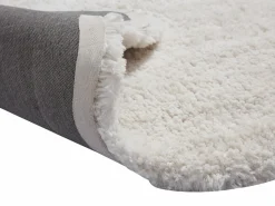 Vente-unique Alfombra shaggy de pelo largo con bordes ondulados, 160 x 230 cm, , NERIDA