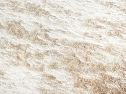 New OZAIA Alfombra shaggy de pelo largo ultra suave - 160 x 230 cm - - DOLCE Beige