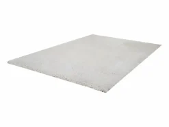 Clearance OZAIA Alfombra shaggy de pelo largo de microfibra - 120 x 170 cm - - HARVEY Blanco