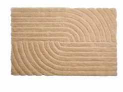 Discount Vente-unique Alfombra shaggy de pelo largo en relieve, 200 x 290 cm, oscuro, MERISA Beige