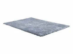 Online Alfombra shaggy mechas largas plateada 160x230 GLITTER Alfombra De Salón