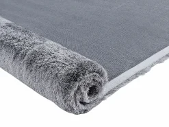 Online Alfombra shaggy mechas largas plateada 160x230 GLITTER Alfombra De Salón